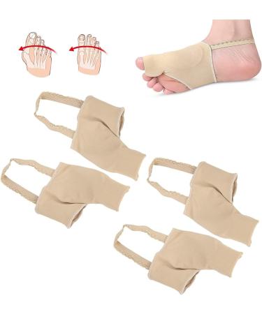 Valgus Corrector Toe Separator 2 Pairs - Big Toe Sleeve Foot Care Tool (L) - Buy Online on GoSupps.com