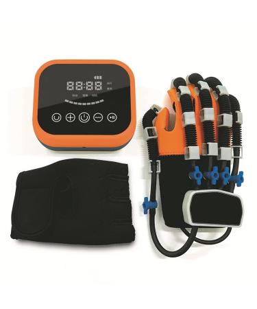 BTAISYDE Hand Function Rehabilitation Robot Gloves Finger Training Stroke Hand Splint Finger Orthosis for Long-Term Relief Finger Cramps Right Medium