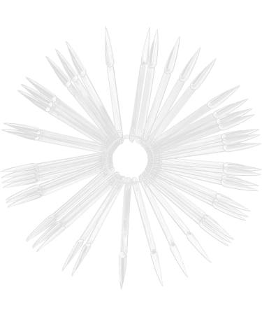 Nail Art Sticks 50 Pieces Nail Display Sticks for Professional Nail Salon (Transparent) - Buy Online on GoSupps.com