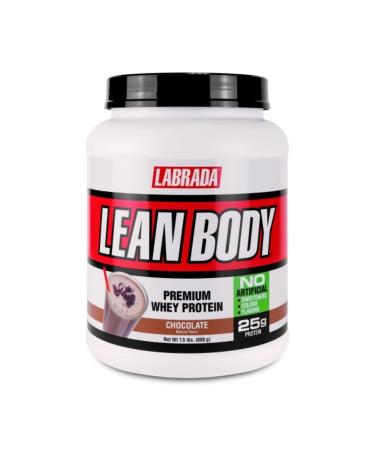Labrada Nutrition Lean Body Premium Whey Protein Powder, Chocolate, 24 Ounce