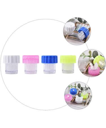 Lurrose 4-Piece Colored Contact Lens Cleaning Box - Travel-Friendly Manual Lens Cleaner & Magnifying Case for Daily Use - Buy Online on GoSupps.com