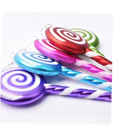 Ciieeo 1pc Lollipop Pendant Wedding Decorations Christmas Lollipop Decorations Ornaments Xmas Candy Pendant Blue 20X9.5X2cm - Buy Online on GoSupps.com