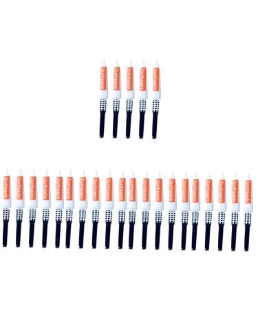 Coheali 40 pieces simulation toothpaste toothbrush resin cell phone case with pendant mini doll house kawaii flatback charms DIY cell phone shell charms sweet flatback pearls mini toothbrush for different colors x 5 pieces 2.5x0.5cmx5pcs