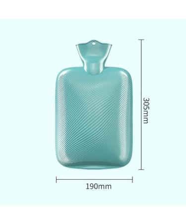 MAIES Classic Rubber Hot Water Bottle 2L - Ideal for Pain Relief & Hot/Cold Therapy | Cozy Knitted Cover Included - Buy Online on GoSupps.com