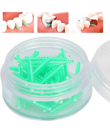 40pcs Adaptive Silicone Interdental Wedges - High Temp Oral Accessories (Green) | International Shipping - Buy Online on GoSupps.com