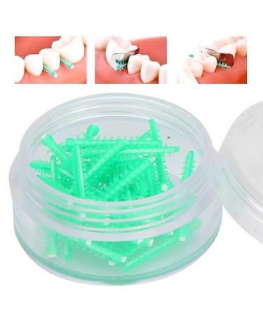 40-Pack Green Oral Adaptive Wedge | High-Temperature Silicone Interdental Wedges for Kids | Dental Care & Car Care Accessories - Buy Online on GoSupps.com