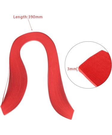 ZJchao Paper Quilling Strips Set - 600 Strips 3mm Width Pure Color Origami Paper for DIY Quilling Art and Hand Craft Decoration (Black) - Buy Online on GoSupps.com
