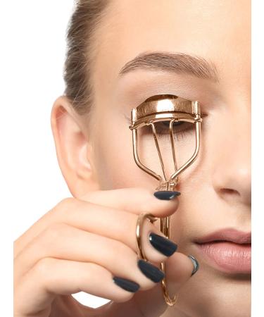 TPPICK Metal Eyelash Curler Kit with Mascara Applicator and Refill Pads - Rose Gold - Buy Online on GoSupps.com