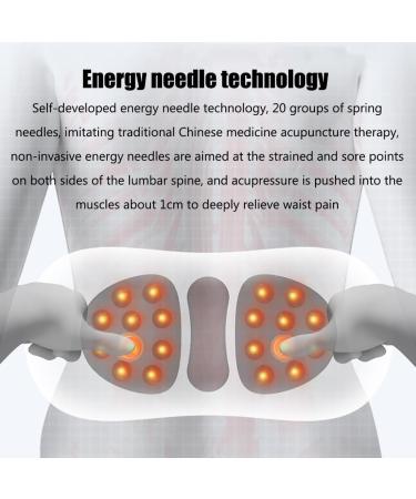 Thyxgs Electrical Lumbar Vertebrae Traction Device | 16 Intensity Levels EMS Pulse & Hot Compress for Lower Back Pain Relief - Buy Online on GoSupps.com