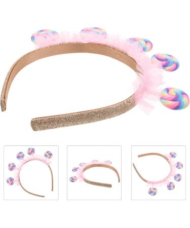 ifundom Lollipop Headband Candy Headband Rainbow Bopper Hair Hoops Christmas Funny Headband Flower Girl Headband Princess Diana Tiara Party Favors - Buy Online on GoSupps.com