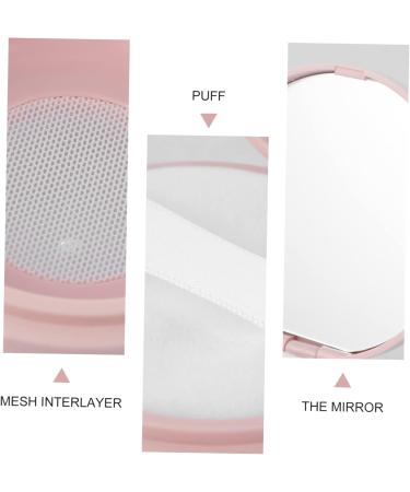  Healvian Healvian 2 Pieces Mirror Powder Container Loose Powder Makeup Powder Box Loose Containers Powder Case with Mirror Loose Holder Loose Powder Box Empty Makeup Container BB Cream Container Pink - Buy Online on GoSupps.com