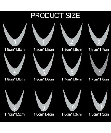 Shop C12rtive 60-Piece Dual-Nail Shape Stickers for French Manicure - Silicone Nail Forms for Gel Extensions & Quick Structure - Buy Online on GoSupps.com