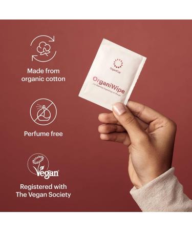 ORGANICUP OrganiWipes 10 - Eco-Friendly Cleansing Wipes (Pack of 1) - Buy Online on GoSupps.com