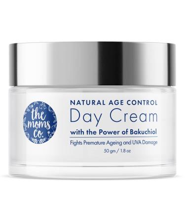 The Moms Co. Natural Age Control Day Face Cream with Bakuchiol (Natural Retinol) Anti Wrinkle Cream Fine Lines & Sun Protection Anti Aging Day Cream for Women & Men (50gm)