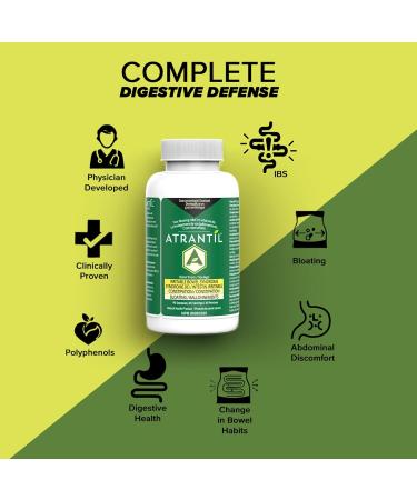 Atrantil: IBS Bloating Abdominal Discomfort Change in Bowel Habits and Powerful Polyphenols for Everyday Digestive Health 90 count - Buy Online on GoSupps.com