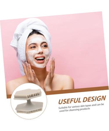 HONMEET Face Brush Facial Scrubber Exfoliator Face Cleansing Brush Scrubber Face Exfoliator Facial Exfoliator Face Scrubber Facial Wash Brush Facial Cleansing Brush Exfoliator 6.50X6.50X4.00CM Grey - Buy Online on GoSupps.com