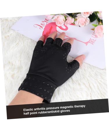 Mobestech 3 Pairs Magnetic Half Finger Work Gloves - Copper Anti-Gloves for Comfort & Protection | Ideal for Computer & Crafts - Buy Online on GoSupps.com