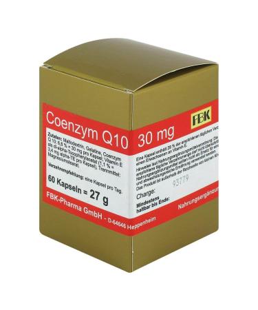 Coenzyme Q10 30 mg capsules 60 st