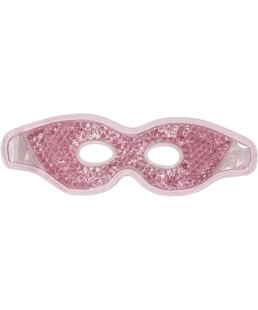 Pour Masque pour les yeux rafra chissant froid Pour masque pour les yeux en perles de Gel r utilisables pour d tendre secs et poches sous rose 29 x 9 cm rose 1 unit (Lot de 1) - Buy Online on GoSupps.com