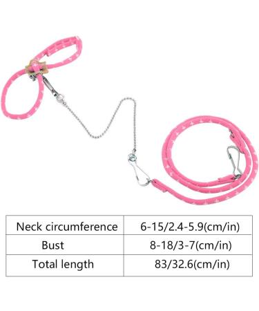 Adjustable Hamster Harness & Leash | Anti-Bite Vest for Hamsters Gerbils Rats Mice Ferrets & Squirrels - Pink - Buy Online on GoSupps.com