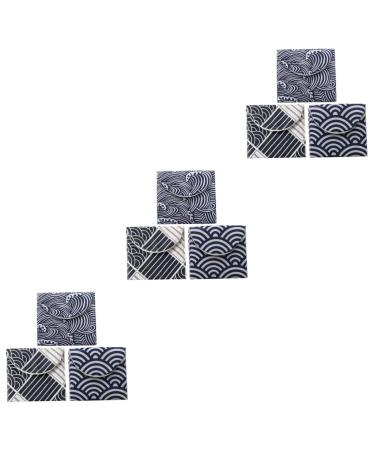 Alipis 3 sets 3-pc. Storage bags for women's bandages holder for breastfeeding inserts bag for menstrual bandages ladies brick holder bracket pupil high capacity fabric different colors x 3 pieces 14x12cmx3pcs