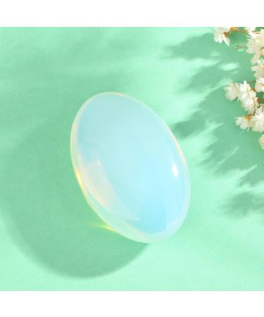 Large Opal Crystal Stone 2.4, 0.7 Thick Palm Worry Crystal for Reiki & Stress Relief - 1PC E - Opalite - Buy Online on GoSupps.com