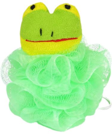 Bath Sponges for Shower Cartoon Kids Loofahs for Shower Kids Bath Sponge Cartoon Body Scrubber Shower Ball Bath Sponge Mesh Bath Ball Gentle Shower Sponge Washing Bath Ball for Bathroom Home Frog - Buy Online on GoSupps.com
