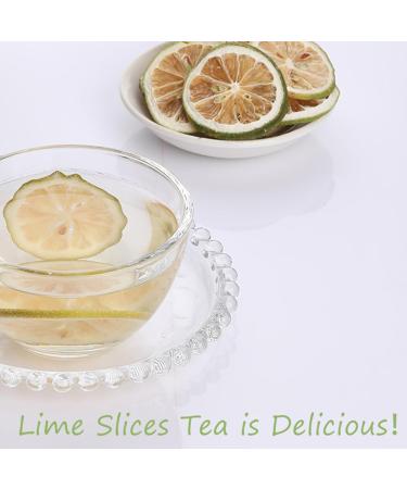 ULTHMOK INC Premium dried lime slices 80 g 100 natural dehydrated limes lemon slices for cake decoration and cocktail garnish no additives and no sugar added lime - Buy Online on GoSupps.com