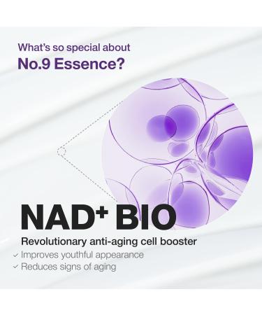 numbuzin No.9 Essence | NAD+ BIO Lifting-sil Essence | Lifting Firming Wrinkles Fine Lines Elasticity | Peptides NAD+ | Serum for Aging Dull Skin | 1.69 fl. oz. - Buy Online on GoSupps.com