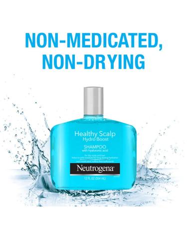 Neutrogena Healthy Scalp Hydro Boost Shampoo & Conditioner - Hyaluronic Acid, pH-Balanced - 12 Fl Oz - Buy Online on GoSupps.com