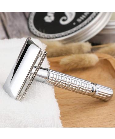 BAILI Classic Metal 3-Piece Double Edge Safety Razor - Platinum Blade for Wet Shaving Men and Women | BT131 - Buy Online on GoSupps.com