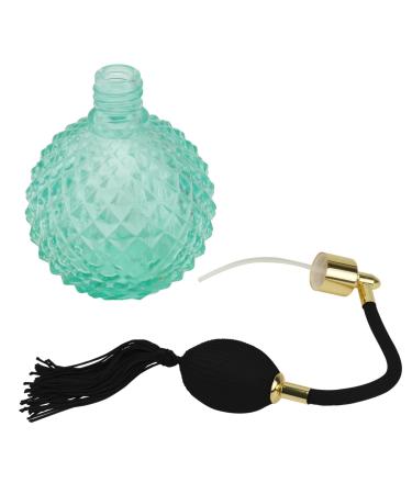 Housoutil 1pc Perfume Bottle Oil Spray Perfume Sprayer Bottle Sprayer Oil Bottle Mini Perfumes Vitroleros Para Mini Vintage Decor Perfume Sub Bottle Spray Bottle Travel Glass Pump Type 10.5x7cm Green