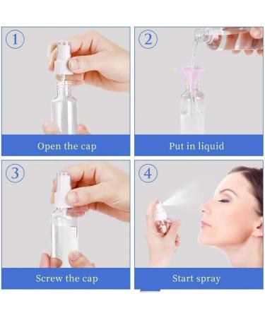 GeRRiT Plastic Spray Bottle Portable Travel Container Fine Mist Spray Dispenser Bottle Transparent Empty Fine Mist Spray Bottle for Cleaning Gardening Plant (Color : Clear Size : 100ml) 100ml Clear - Buy Online on GoSupps.com