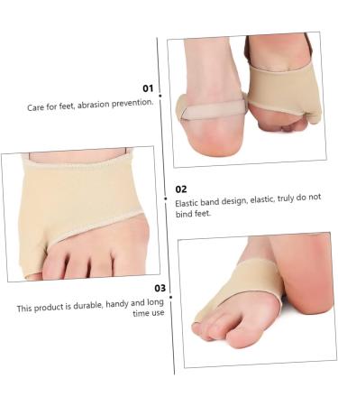 FOMIYES Nursing Clip Board Bunion Separator Gel Sleeve - Orthopedic Silicone Pad for Men and Women - Pinky Cloth Cover - 22x7.5cm - Buy Online on GoSupps.com