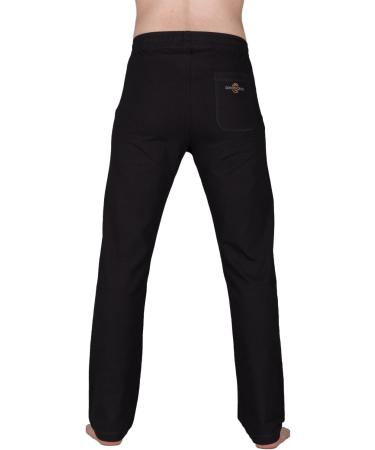 Sun Salutation Yoga Pants for Men | 15 Sizes & 3 Lengths | 52 Black - International Shipping - Buy Online on GoSupps.com