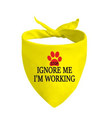 1 Piece Dot Not Pet Working Dog/Do Not Distract/Ignore Me Working Dog Bandana (I'm Working D) I 'M WORKING D - Buy Online on GoSupps.com