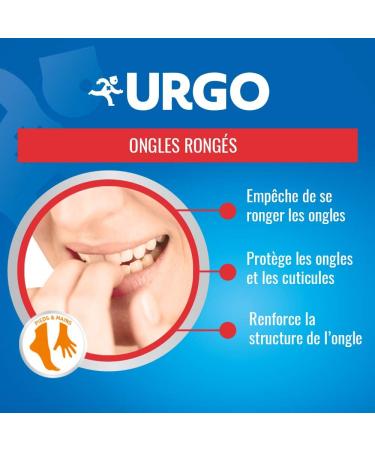 Urgo Invisible Nail Polish for Stripping - Bitter Formula Strengthens & Restructures - 9ml - 3+ Years - Damaged Nail Solution - Buy Online on GoSupps.com