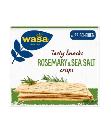 Wasa crispbread Tasty Snacks Crisp Rosemary pack of 10 (10 x 190g)