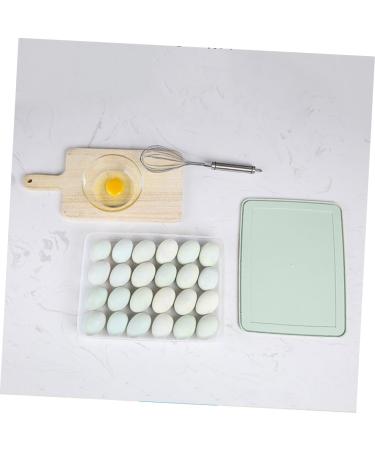 OSALADI 24 Egg Tray 2 Pcs 24 Egg Container Egg Rack for Refrigerator Egg Tray Egg Holder Eggs Superimposed re-usable - Buy Online on GoSupps.com