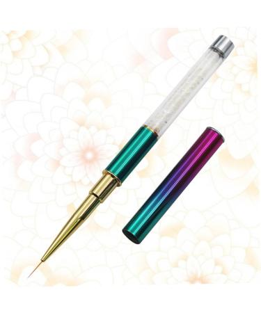 Mikinona Manicure Brush Manicure Tool Nail Polish Drawing Pen Nail Art Brush Nail Art Tips Builder Brush Manicure Dotting Pen Nail Crystal Pen Nail Art Pen Small Pen Draw Flowers Size 2 As Shown - Buy Online on GoSupps.com