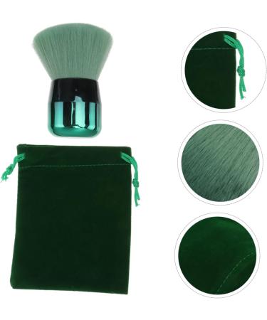 Beaupretty 1pc Makeup Brush Blush Brush Green Powder Makeup Bronzer Brush Make up for Face Blush for Cheeks Mushroom Head Travel Liquid Artificial Fiber 8.5x6.5cm Green - Buy Online on GoSupps.com