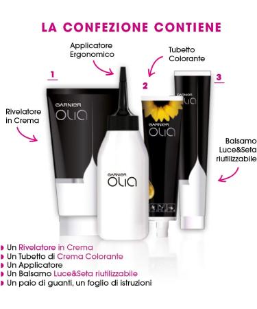 Garnier Olia permanent colouring and bleaching 3.0 Nero Naturale - Buy Online on GoSupps.com