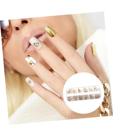 Ipetboom 1 Box Nail Art Flat Drill Rhinestones for Nails DIY Manicure Nail Jewelry Nail Patches Nails Gems Nail Jewels Rhinestones Nails Rhinestones Nail Art Gems Boutique Glass Decorations - Buy Online on GoSupps.com