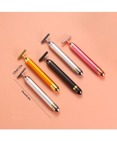 Beauty Bar Gold Face Massager | T-Shape Facial Lifting Tool for Radiant Skin Care - Buy Online on GoSupps.com