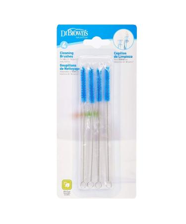 Dr. Brown's Natural Flow Cleaning Brush- Assorted Color(4-Count/Single Pack)