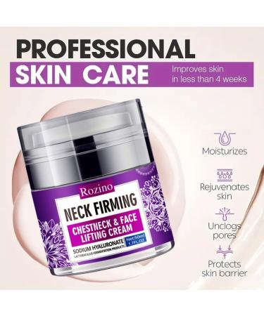 Collagen Face & Neck Firming Cream - Best Neck Tightening & Lifting Moisturizer for Sagging Skin | Day & Night Recovery - Buy Online on GoSupps.com