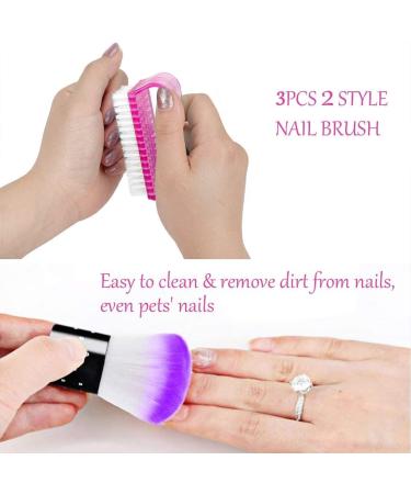 24 Pcs Nail File Set | Buffer Block, Cuticle Nipper & Pusher | Nail Scrubbing Brushes | Dead Skin Trimming & Polishing - Buy Online on GoSupps.com