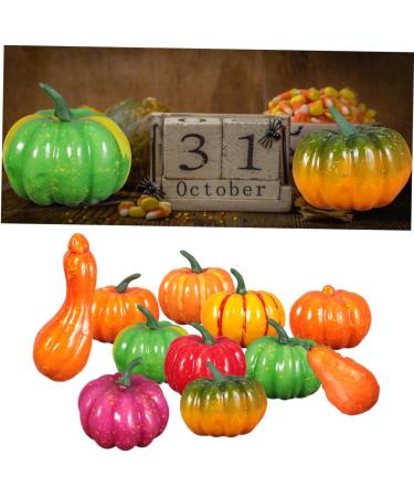 Ciieeo 1 Set 11pcs set utensils cupboard big pumpkin pumpkin vegetable props Accessories Foam halloween Model halloween pumpkins decor home decor foam pumpkins decorate - Buy Online on GoSupps.com