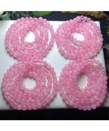 Natural Crystal Rough Natural Rose Quartz Crystals Bead Stones Wealthy Stones Bracelet Make of Tumbled Stones - (Color: Rose Crystal Size: Three Circles) - Buy Online on GoSupps.com