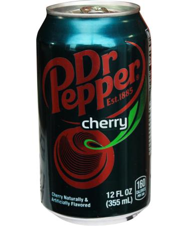 Dr. Pepper Cherry Cans 355ml Pack of 12